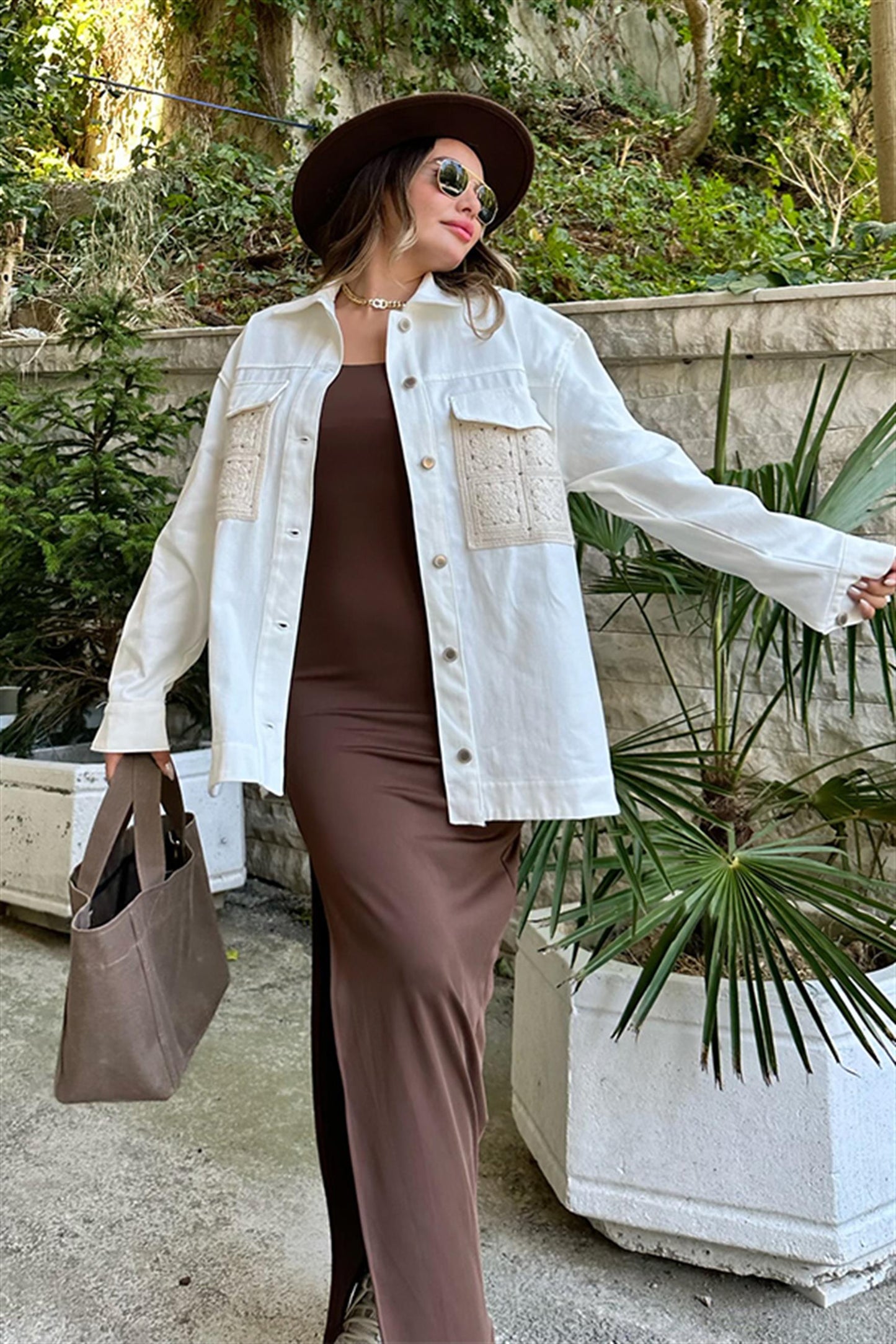 Noctur dantel tasarım ceket