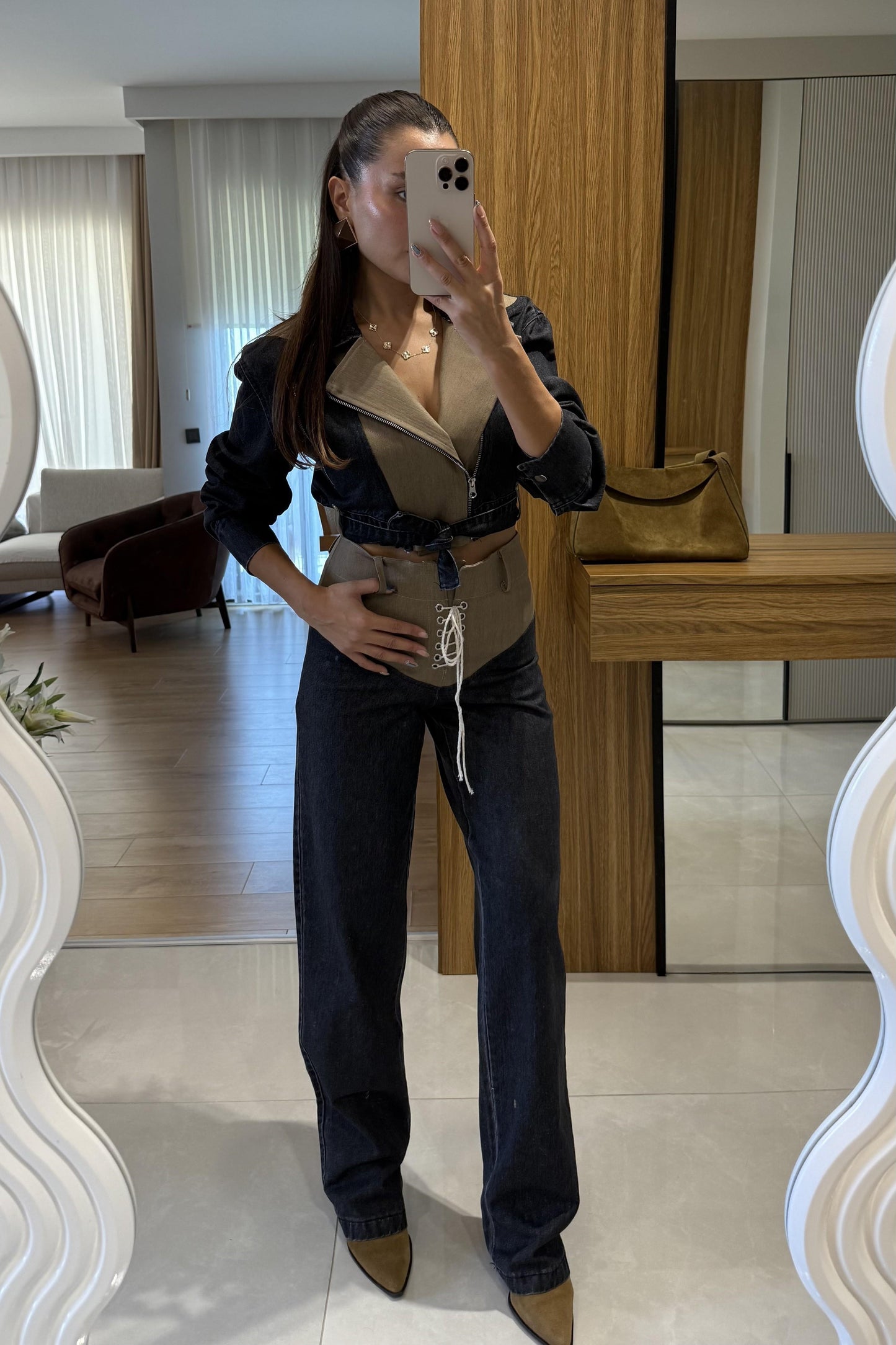 Parisian Tasarım Denim İkili Takım