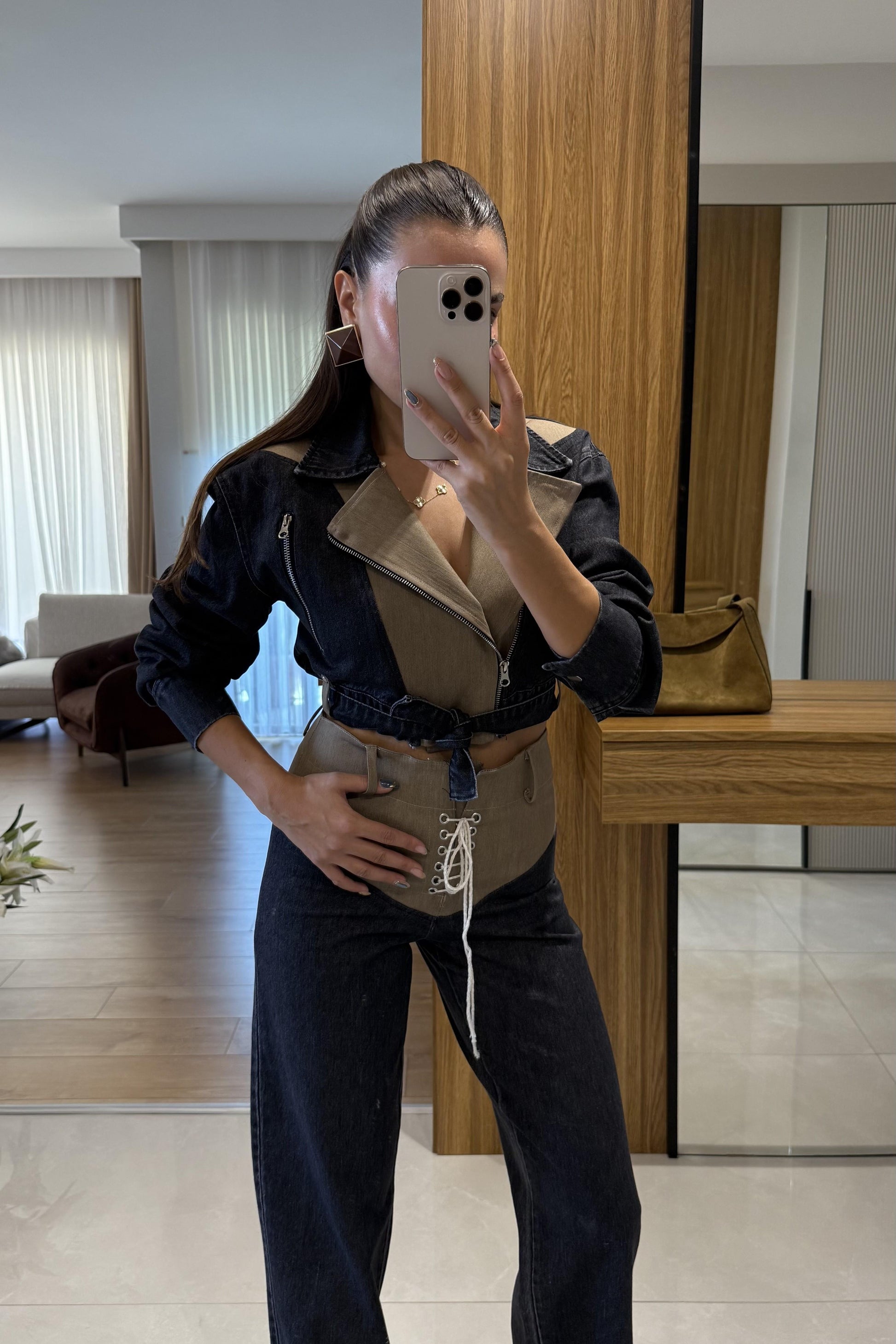 Parisian Tasarım Denim İkili Takım