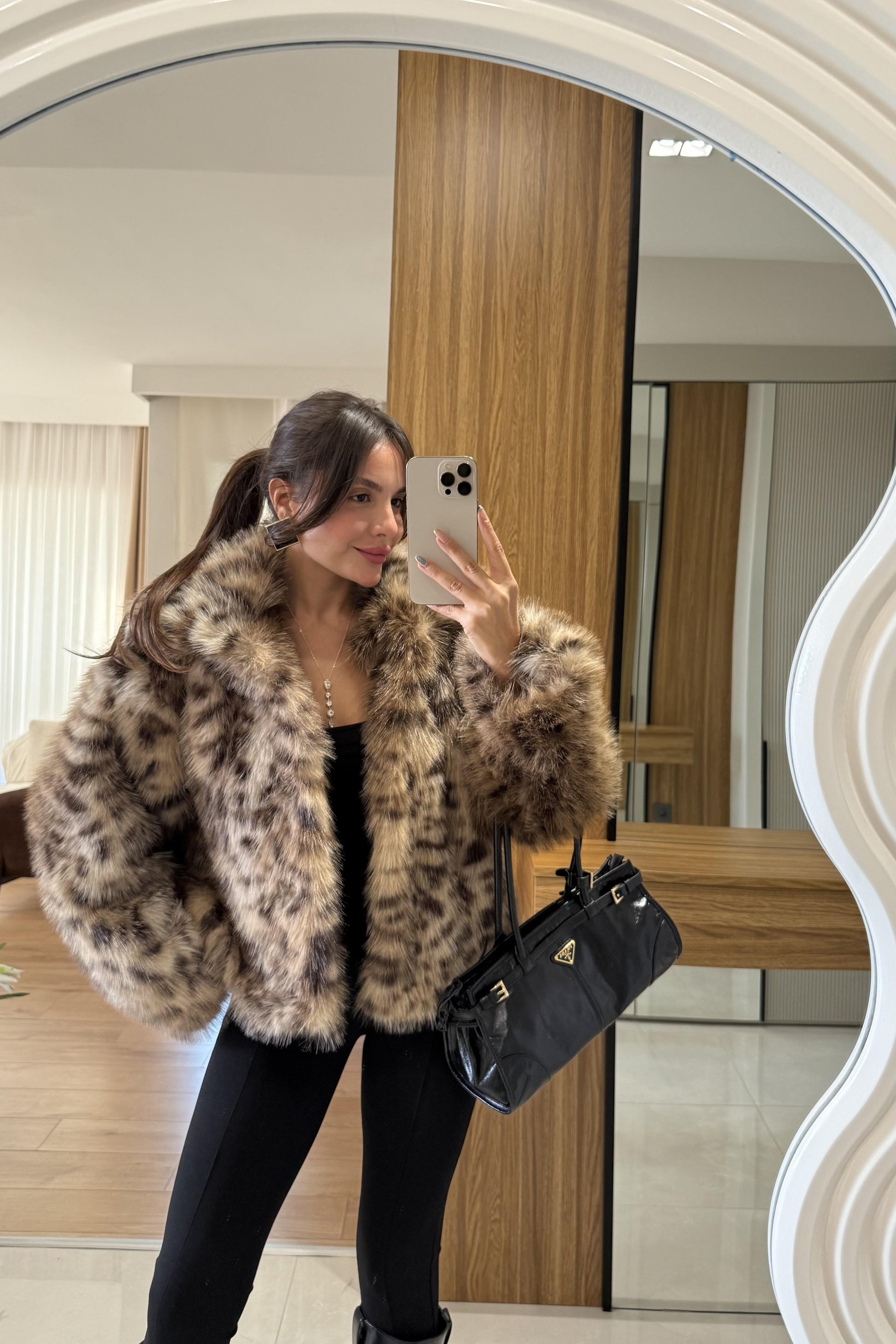 Quera Leopar Desen Kürk