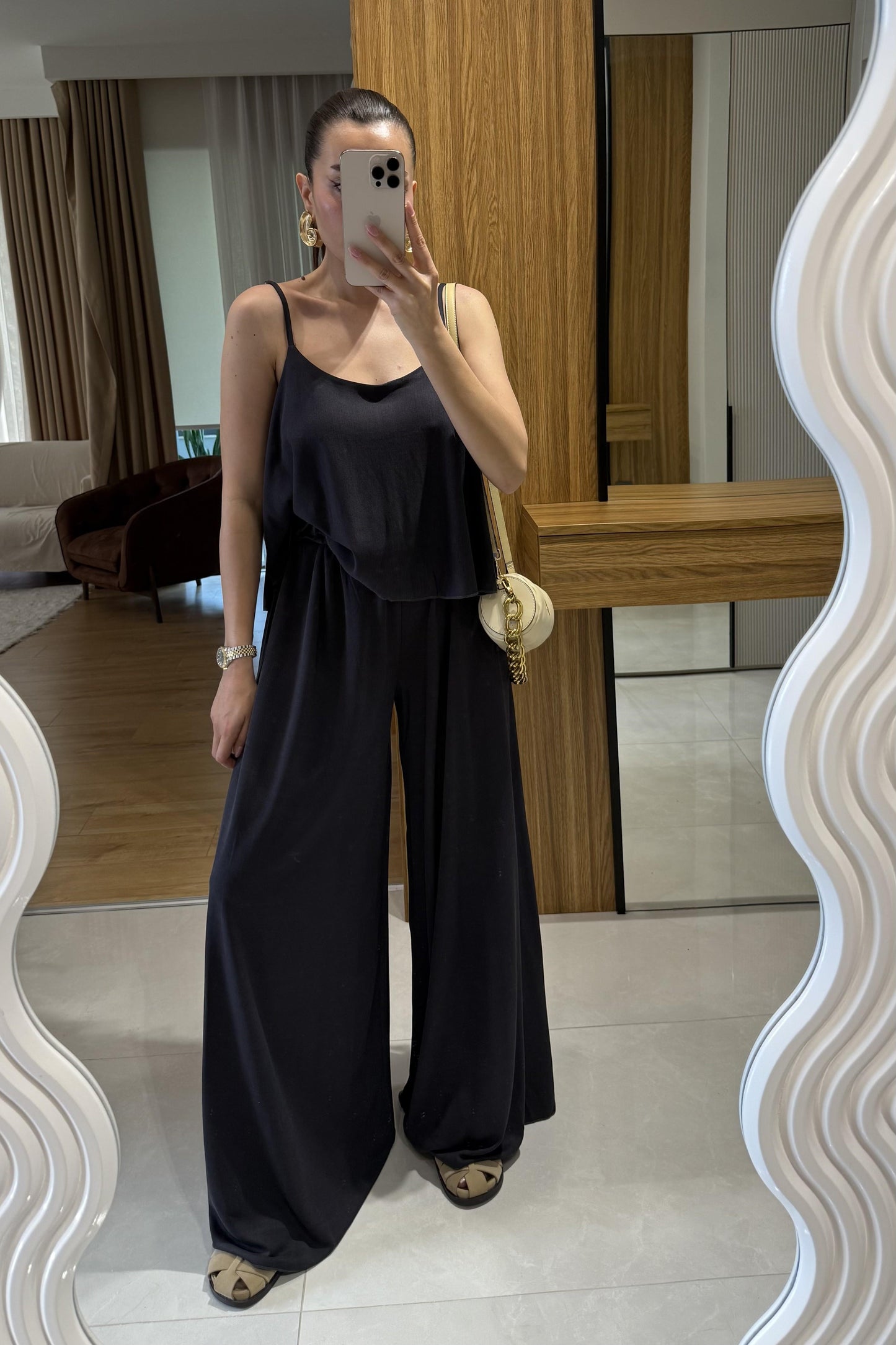 Ravevia Antrasit Modal Salaş Takım