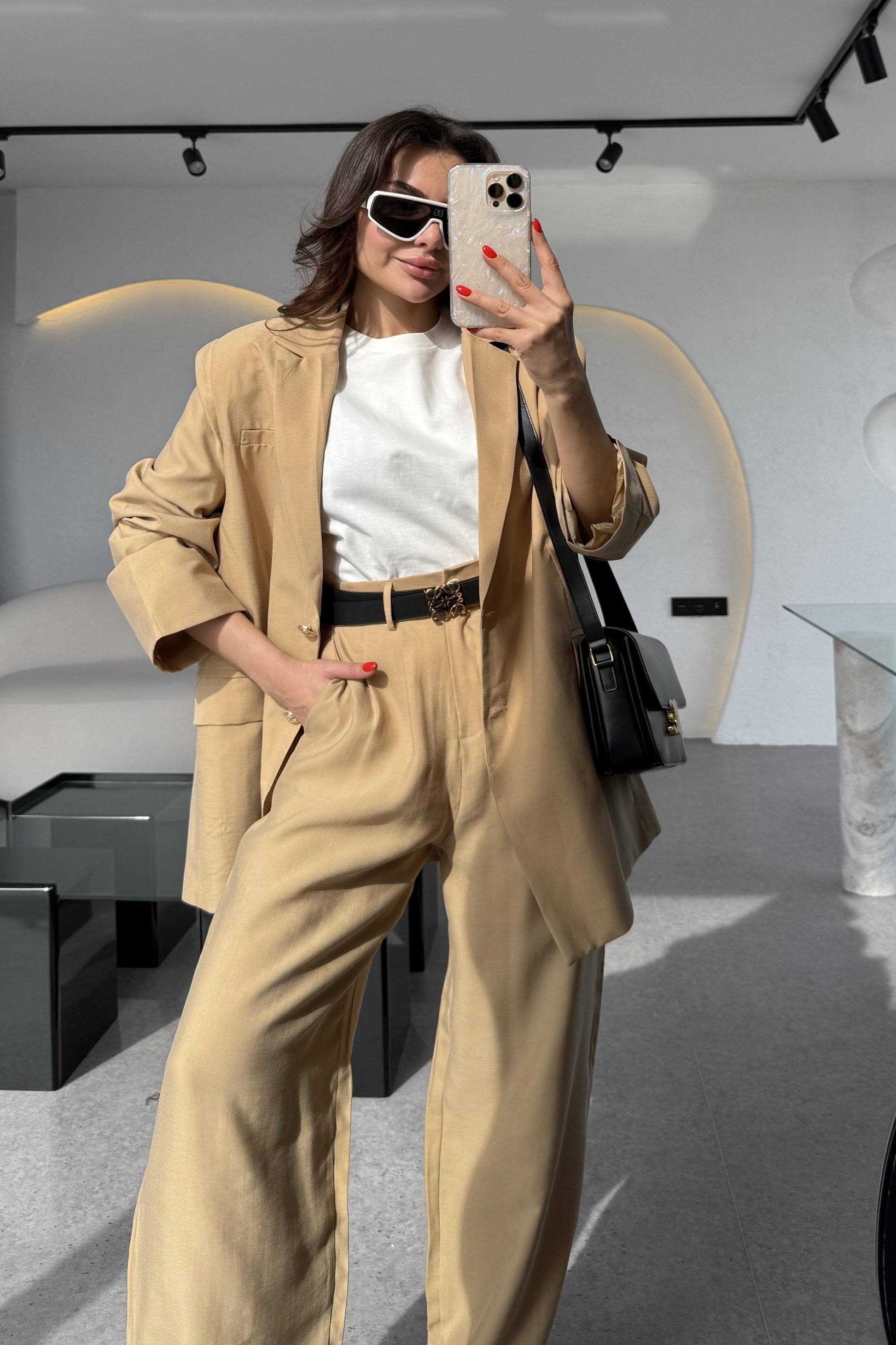 Ruper Camel Ceket Pantolon Premium Takım