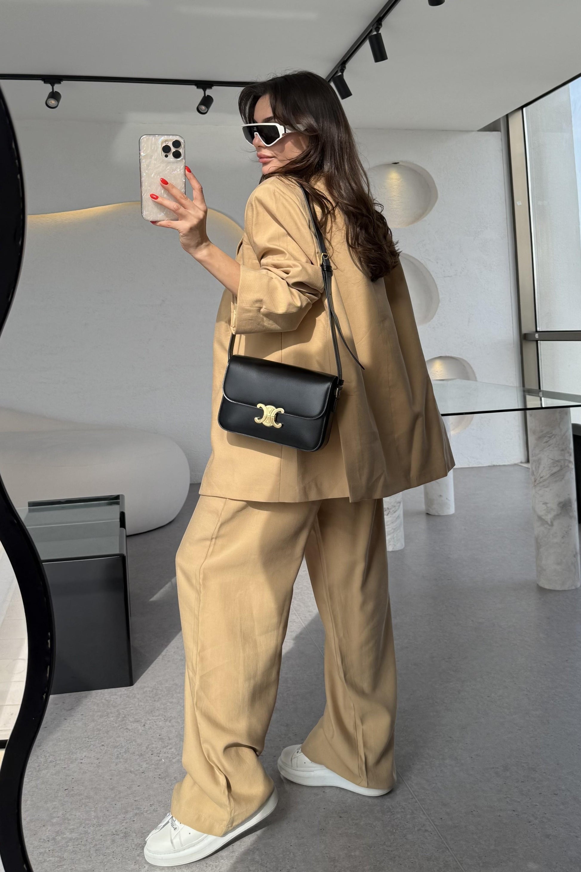 Ruper Camel Ceket Pantolon Premium Takım