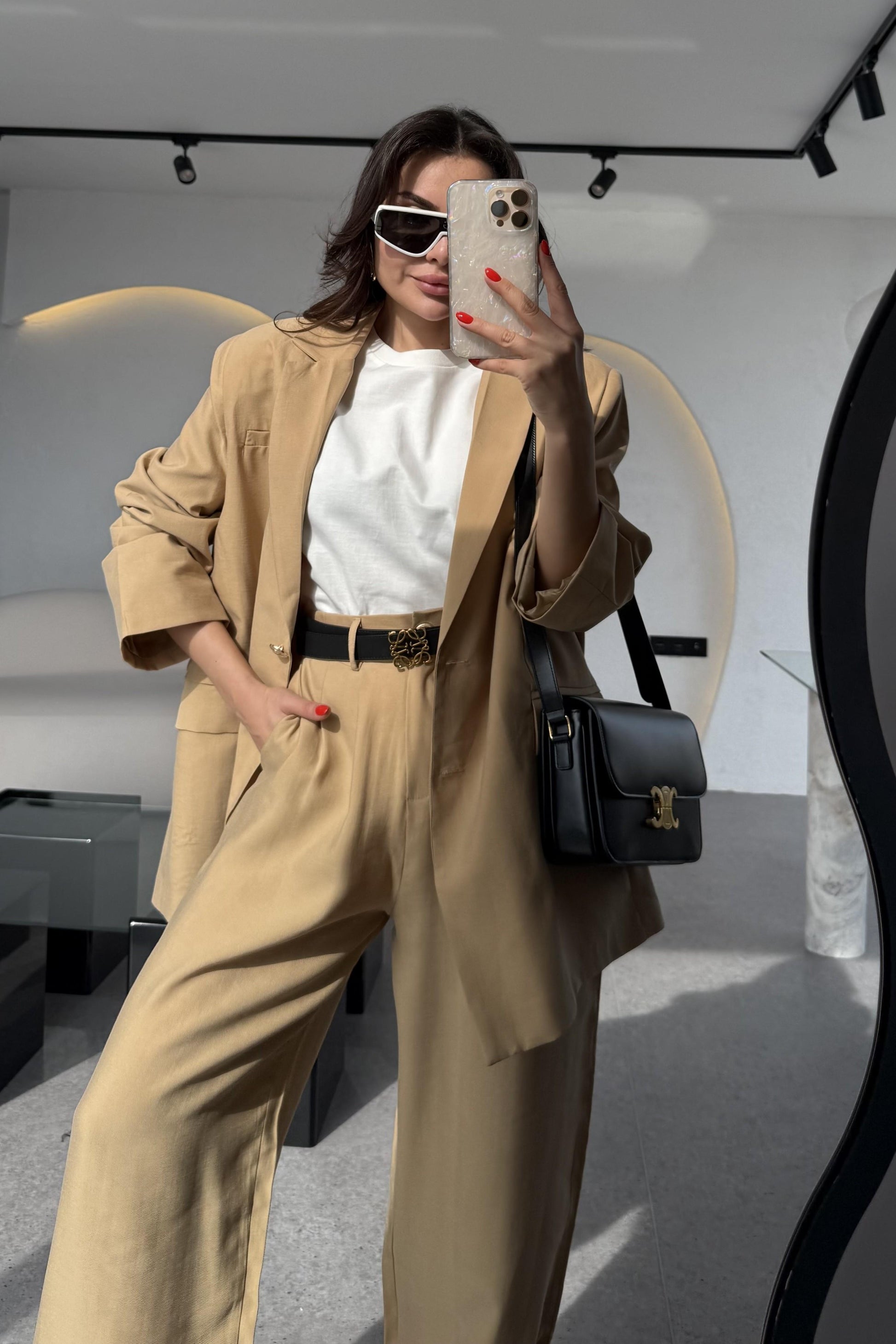 Ruper Camel Ceket Pantolon Premium Takım