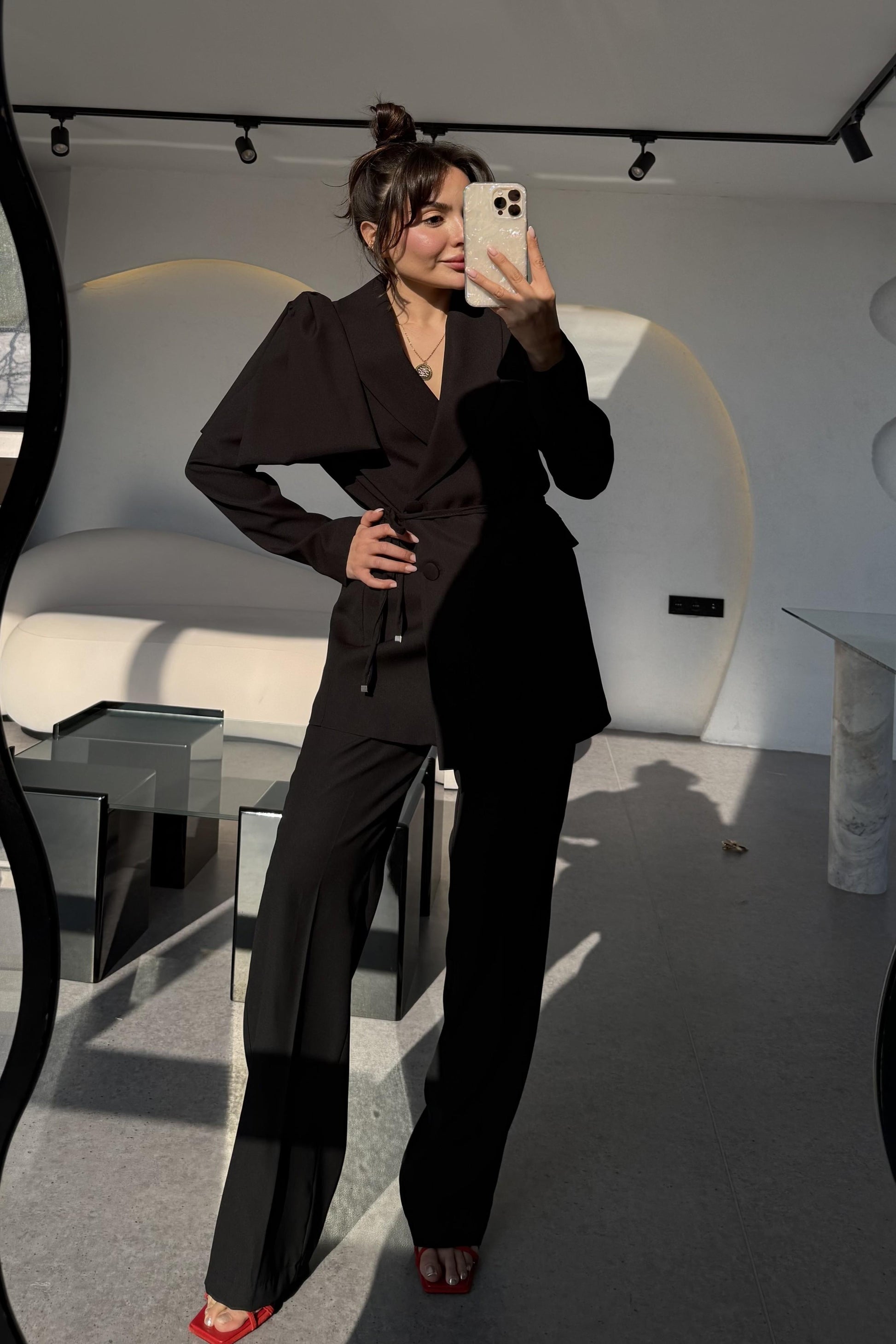 Samira Siyah Business Ceket Takım