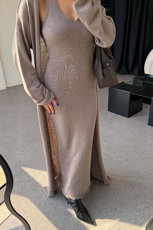 Shirley Vizon Elbise Hırka