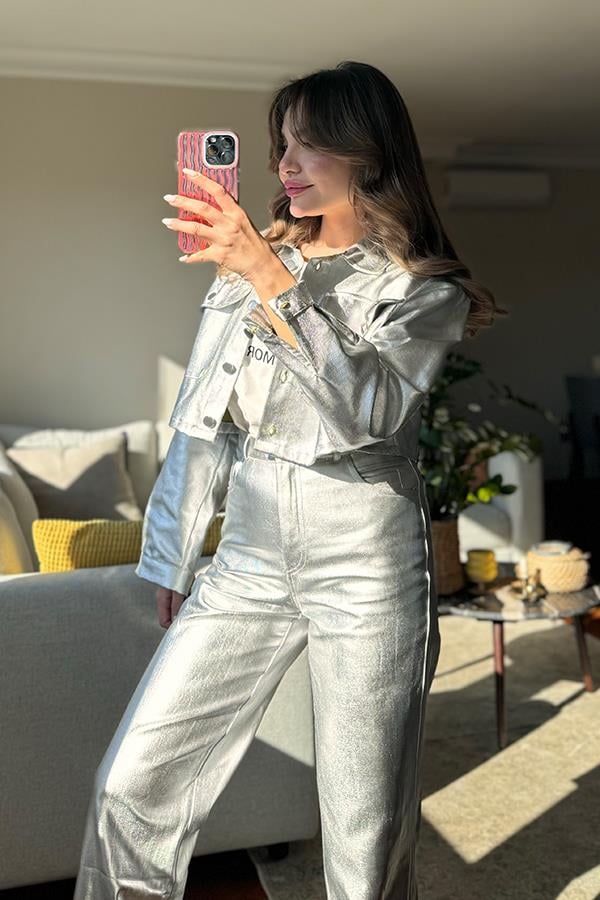 Stephin Silver Ceket Pantolon Takım