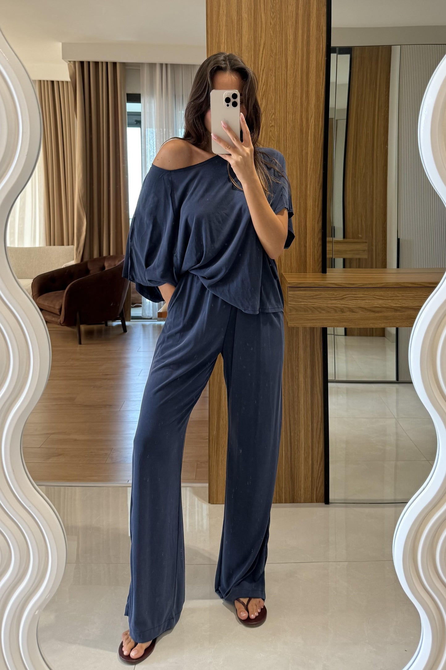 Steys Lacivert Modal Takım