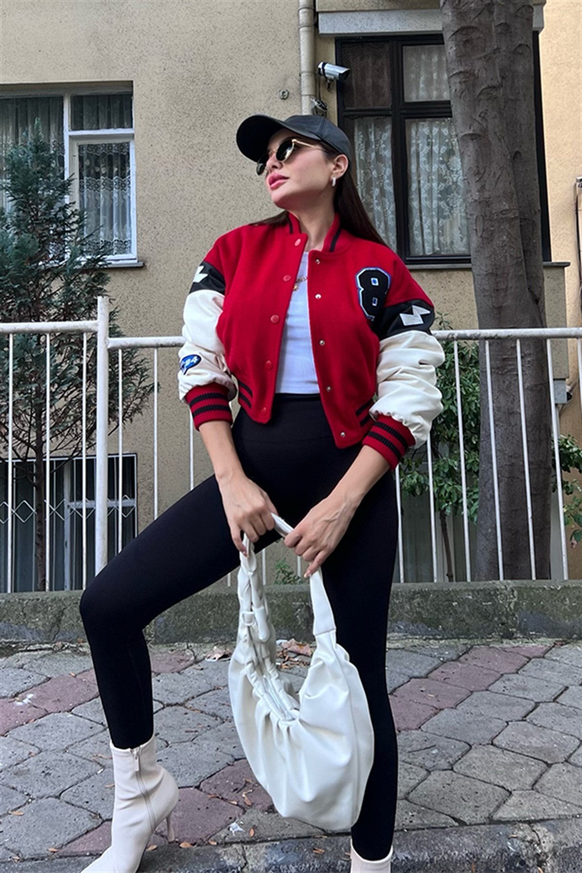 Tailly weijl kırmızı bomber ceket