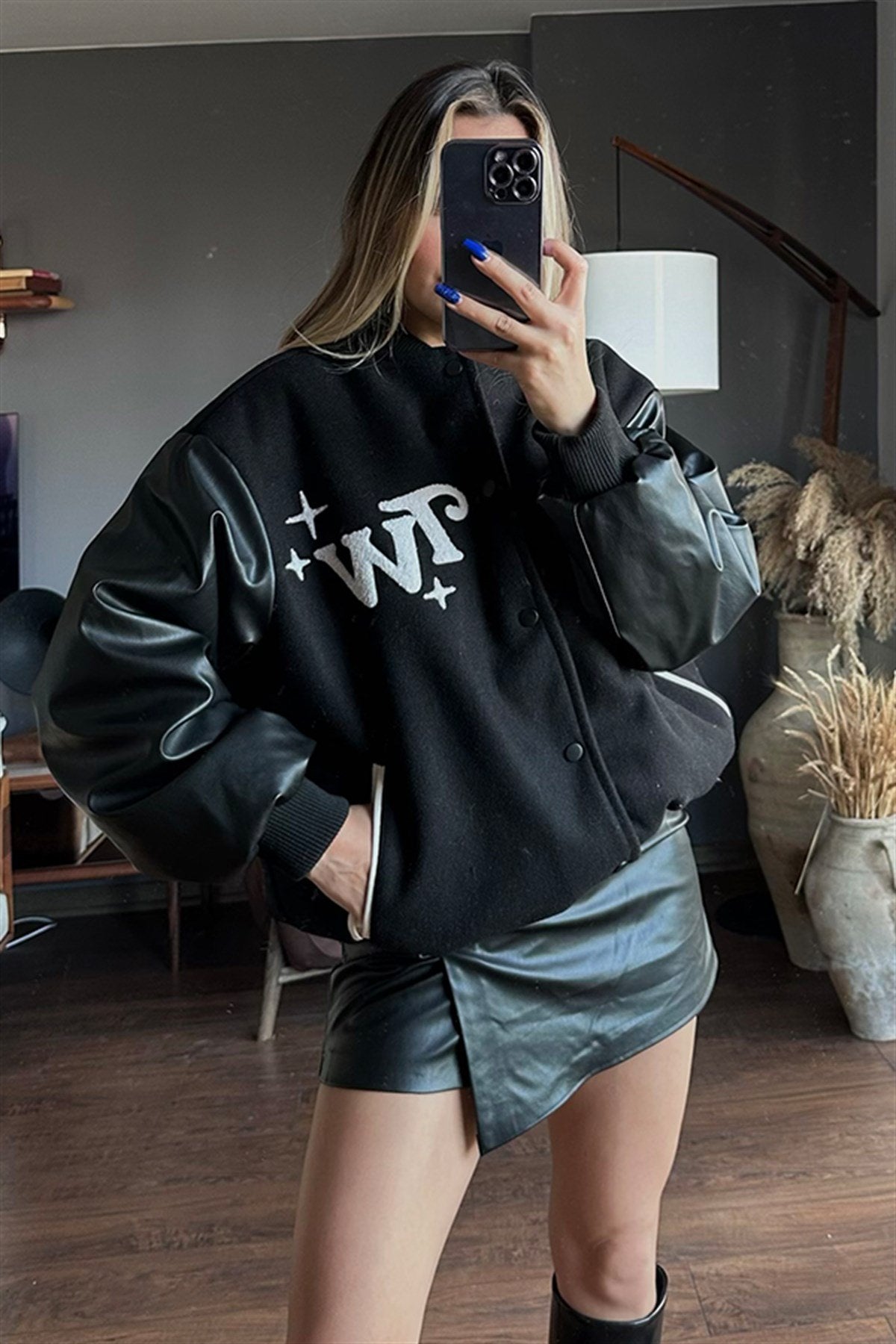 Tailly weijl siyah bomber ceket
