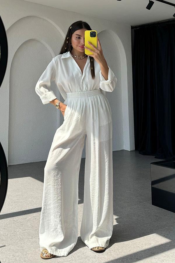 Twila Tensel Beyaz İkili Takım