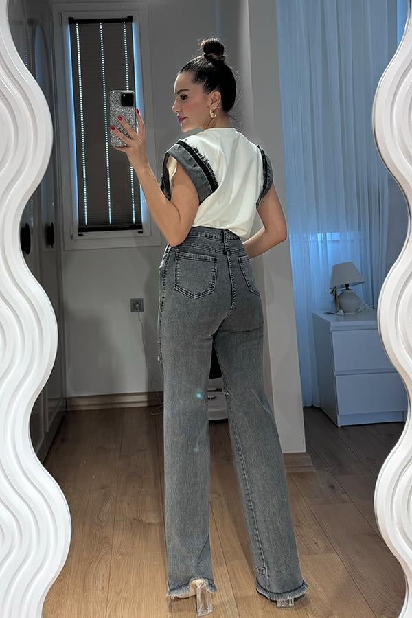 Violet Kot Karışım Tasarım Takım - Füme