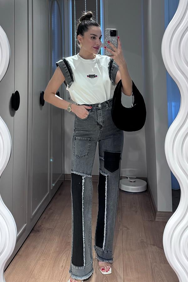 Violet Kot Karışım Tasarım Takım - Füme