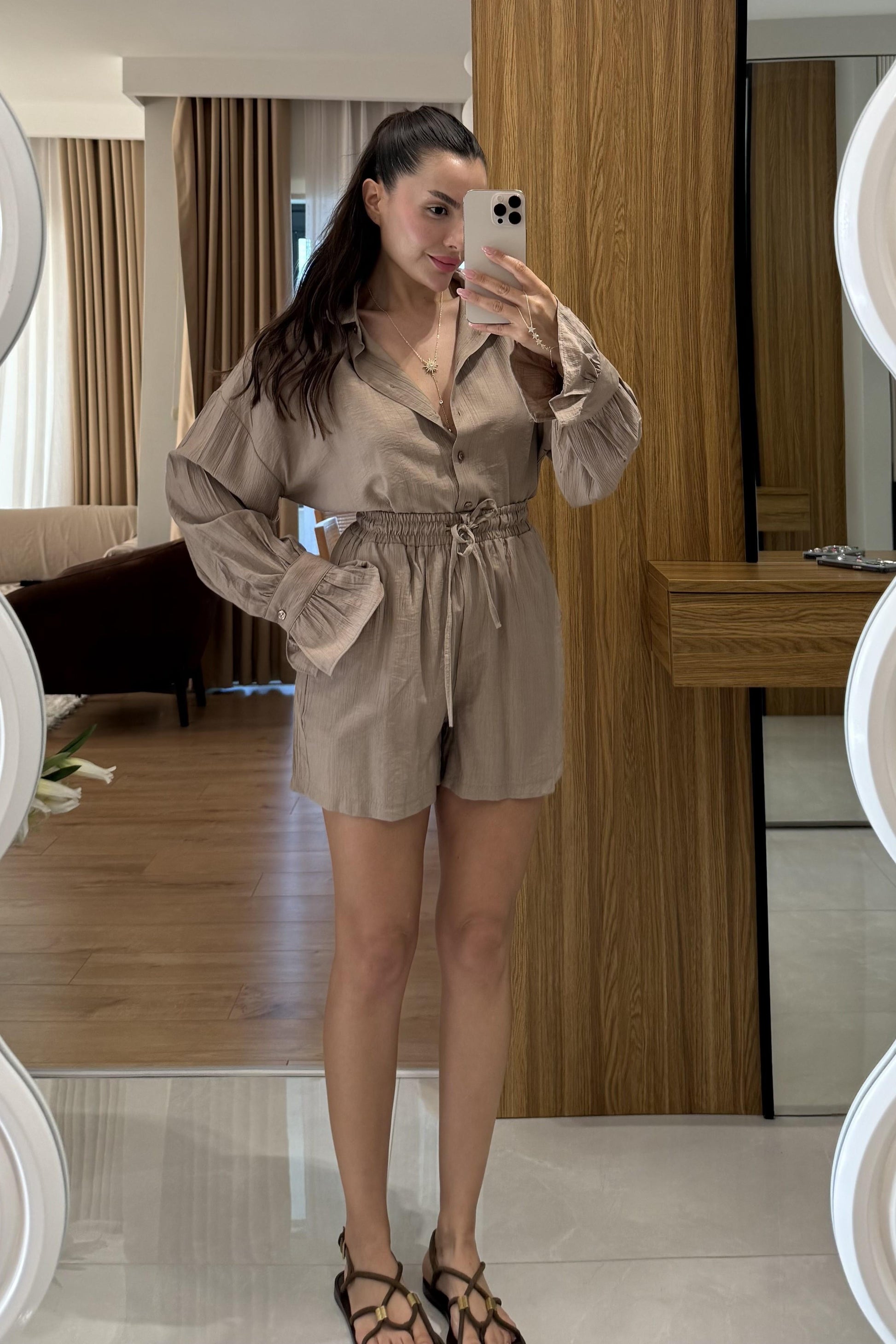 Vitoria Vizon İspanyol Kol Şortlu Takım