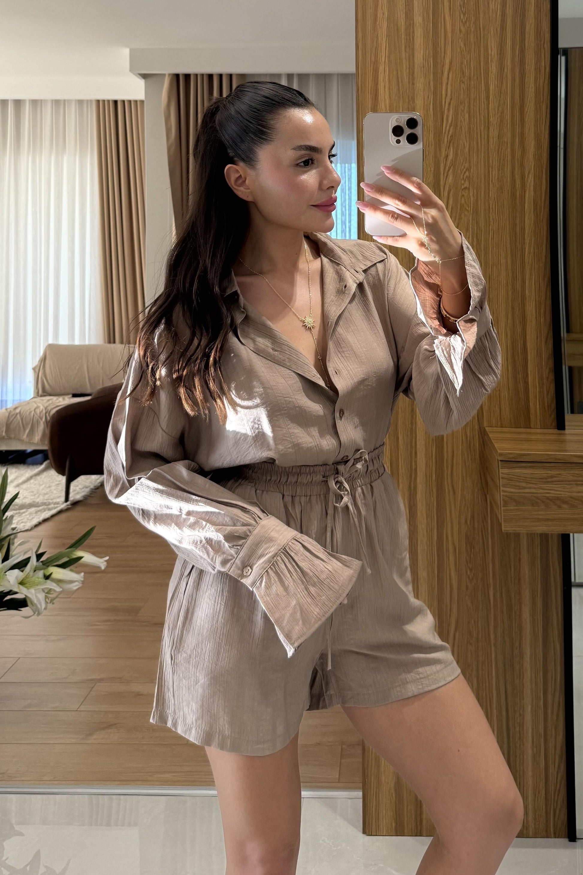 Vitoria Vizon İspanyol Kol Şortlu Takım