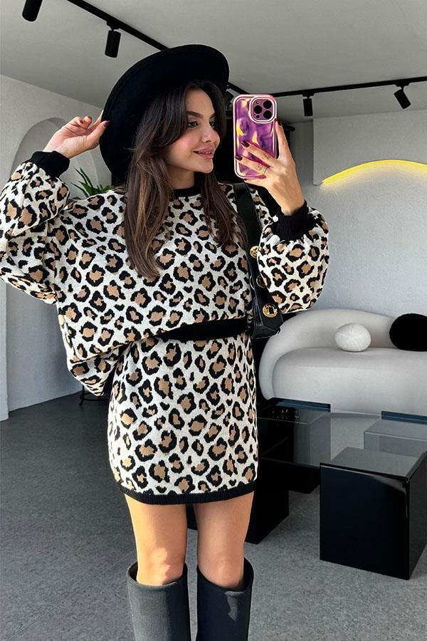 Vonne Leopar Triko Takım