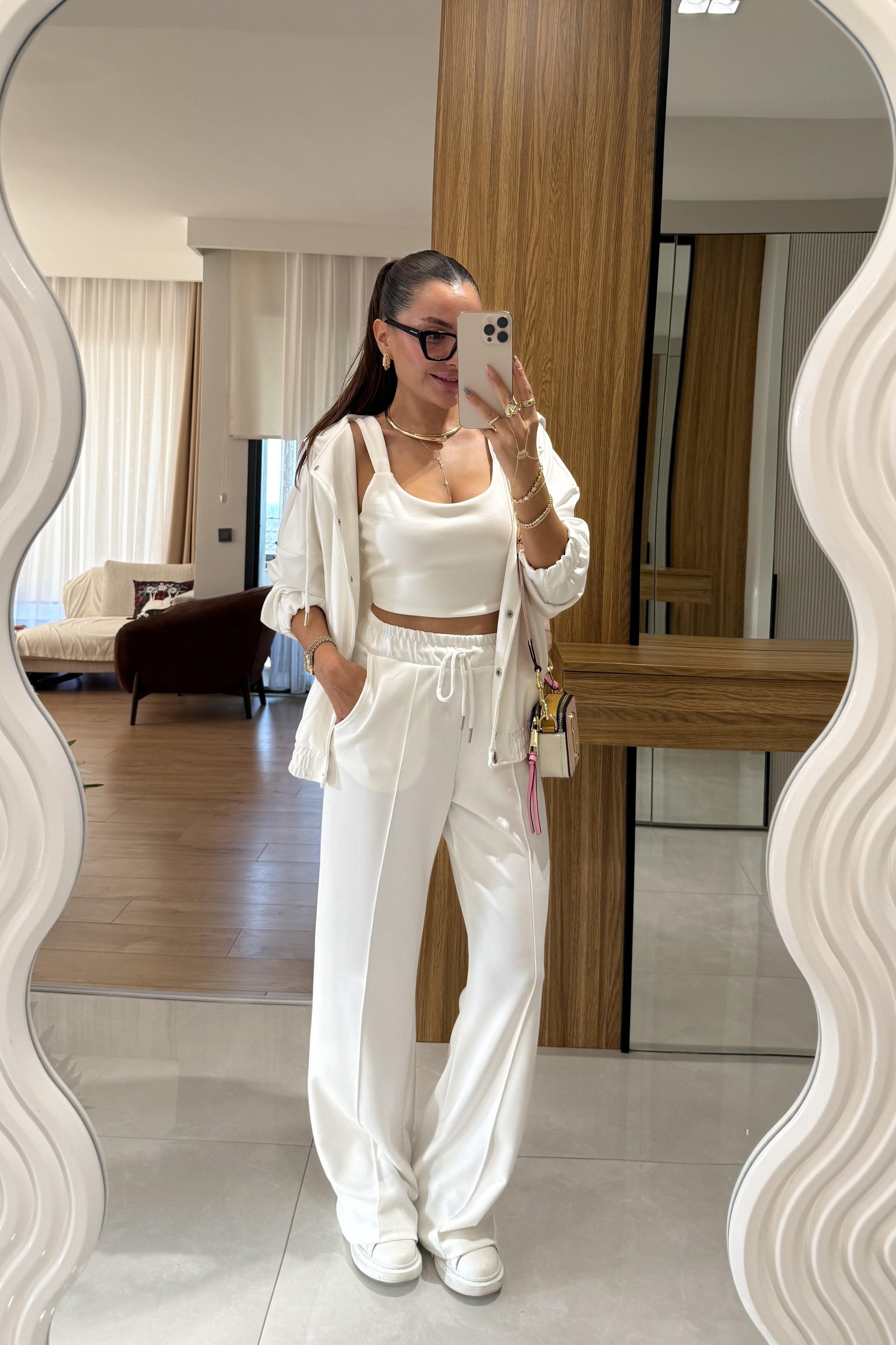 Walkman Beyaz Üçlü Takım