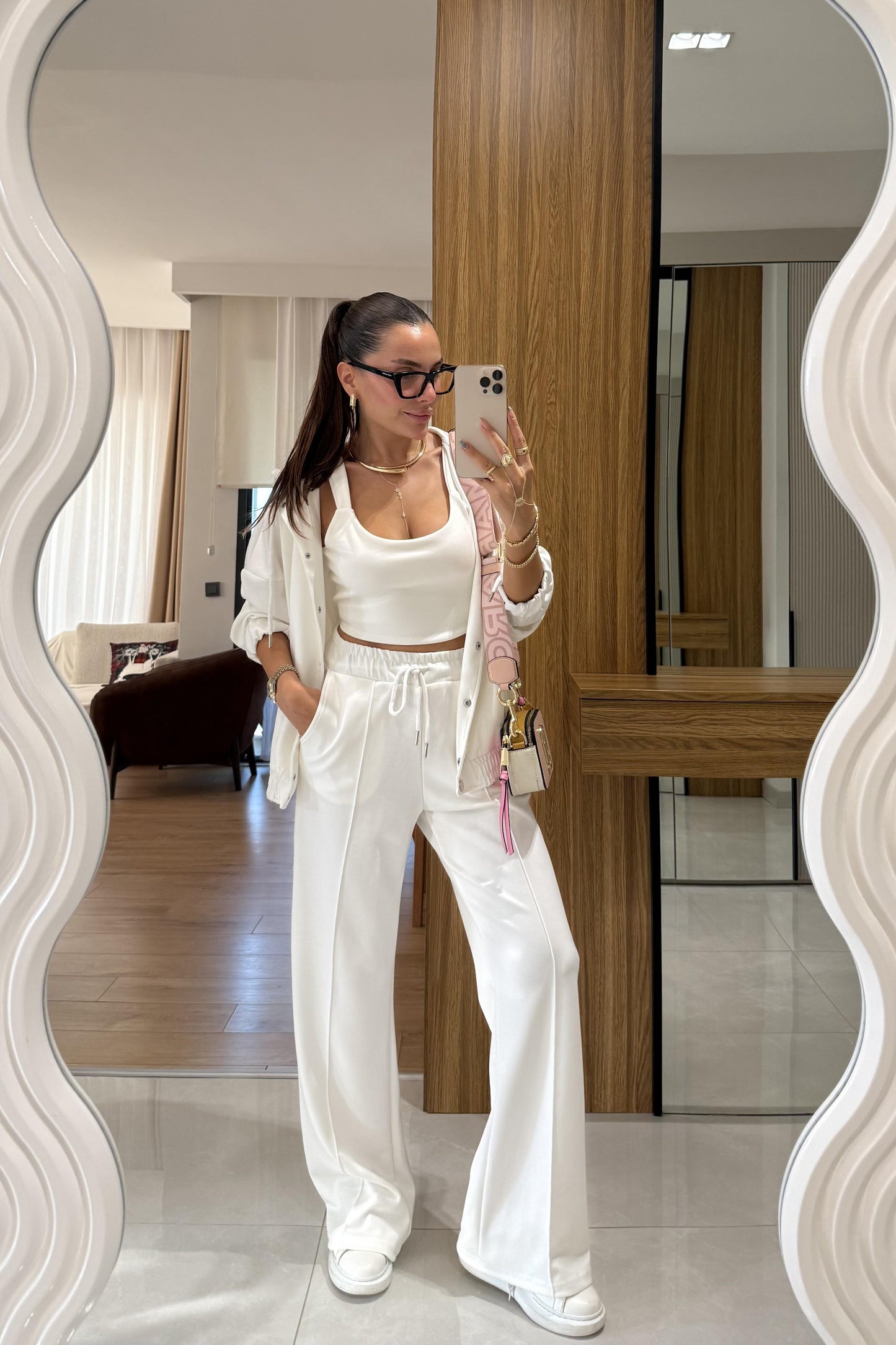 Walkman Beyaz Üçlü Takım