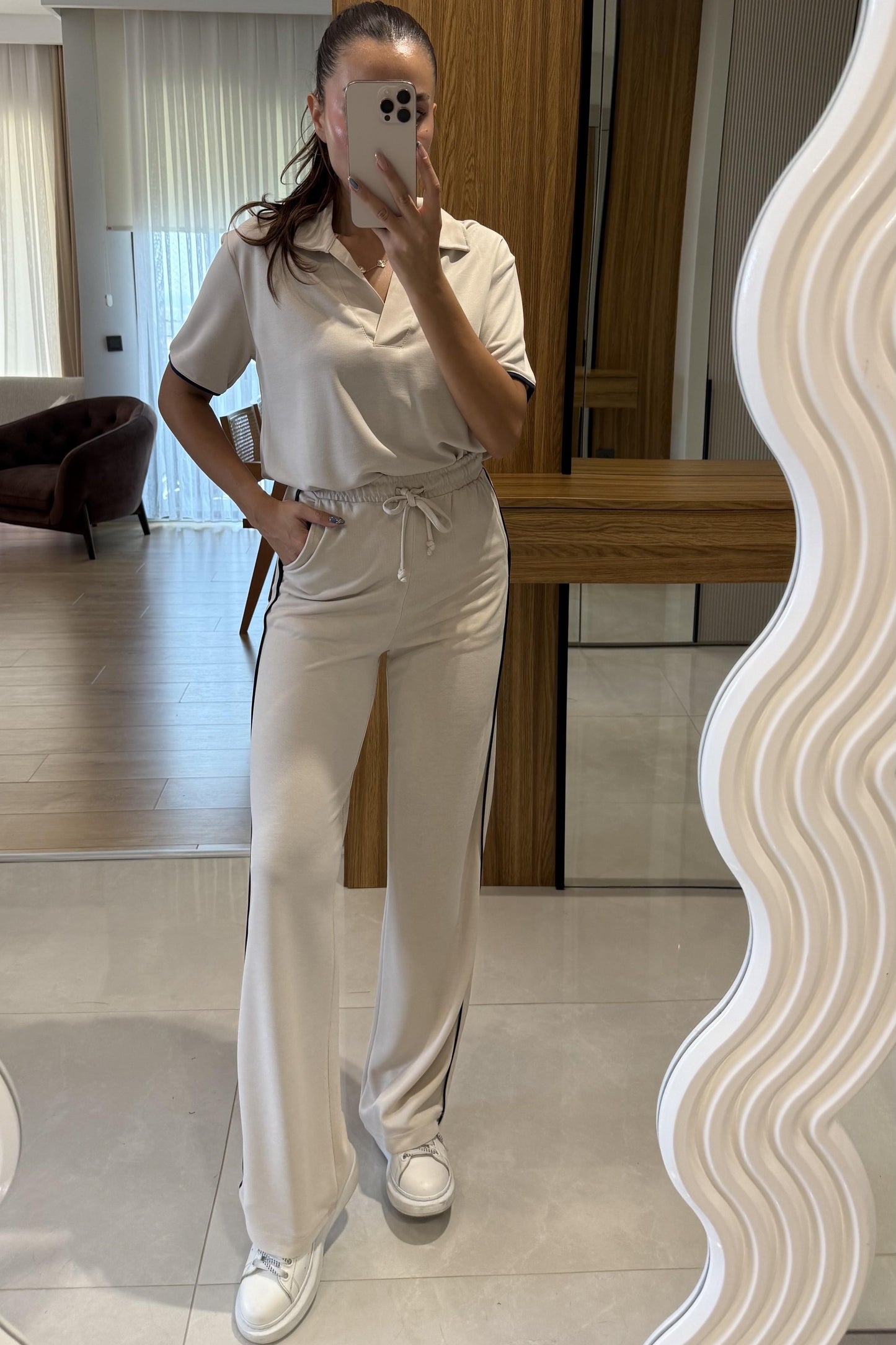 Wans Krem Biyeli Pike Modal Takım