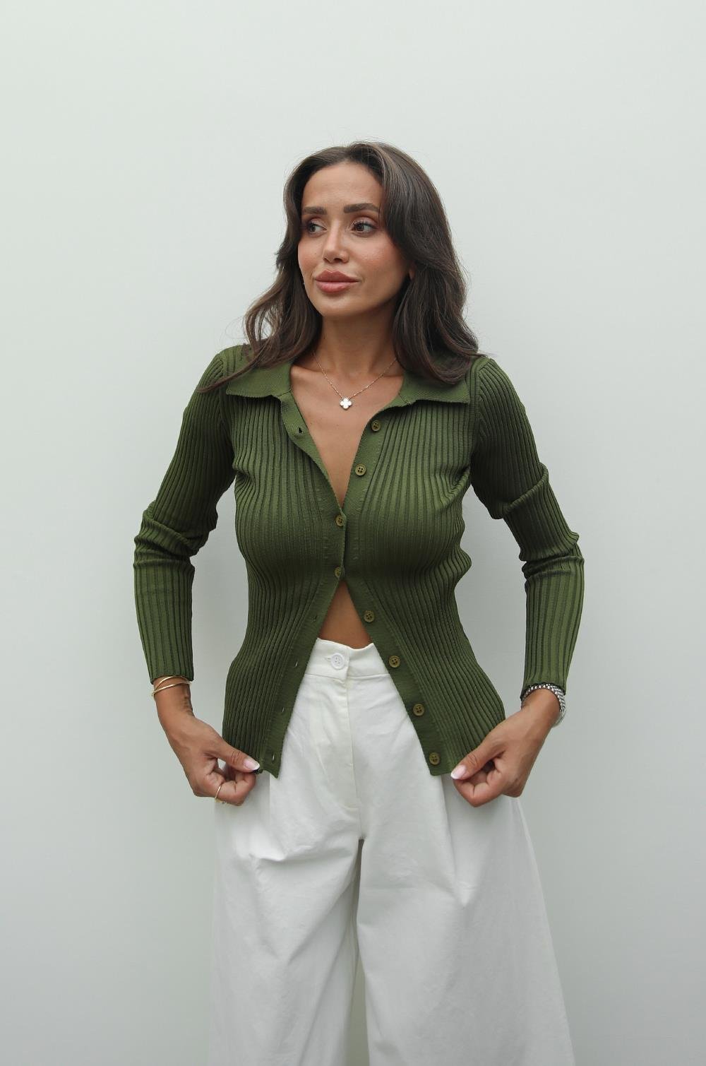 YEŞIL POLO YAKA HIRKA