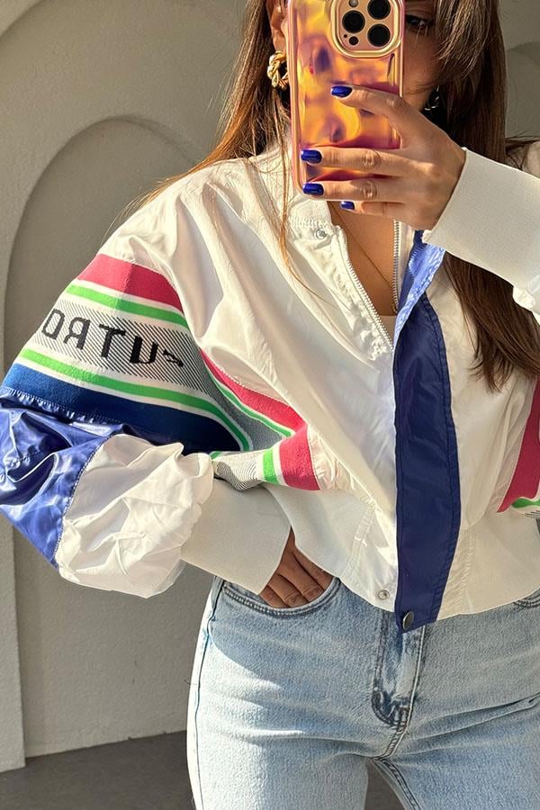 Ashton Paraşüt Yarasa Kol Ceket