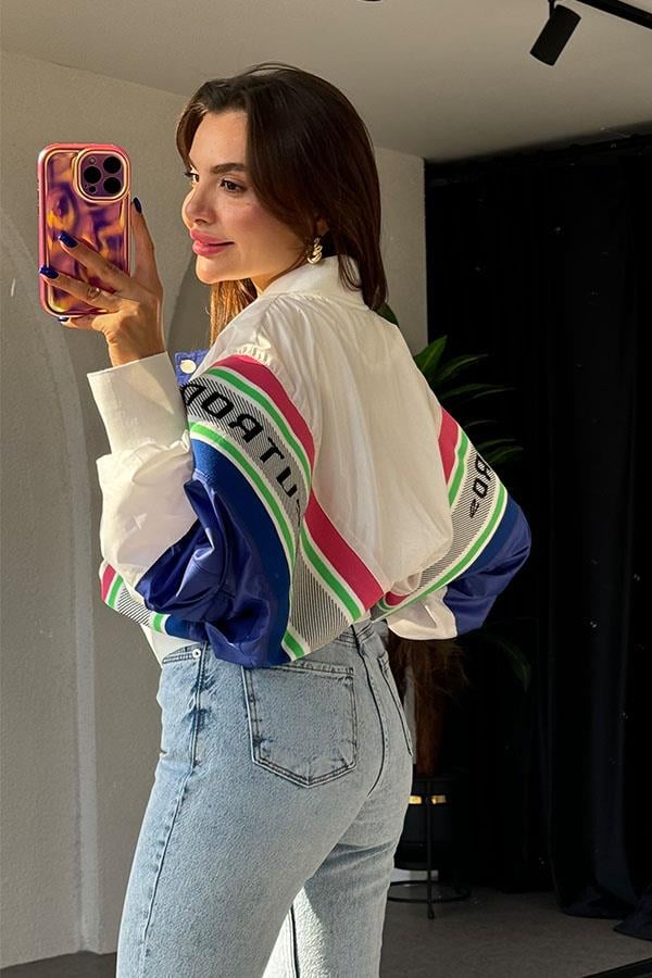 Ashton Paraşüt Yarasa Kol Ceket