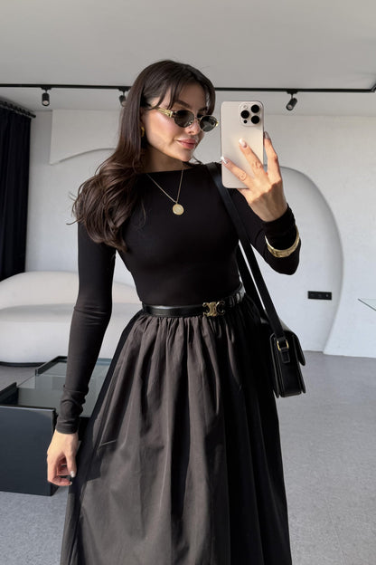 Aurora Maxi Balon Elbise