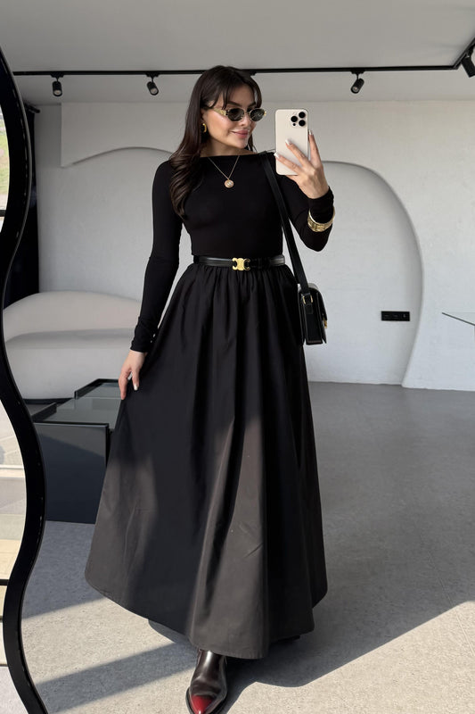 Aurora Maxi Balon Elbise