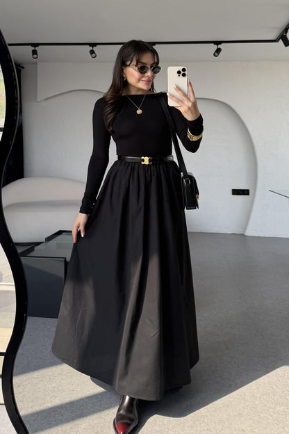 Aurora Maxi Balon Elbise