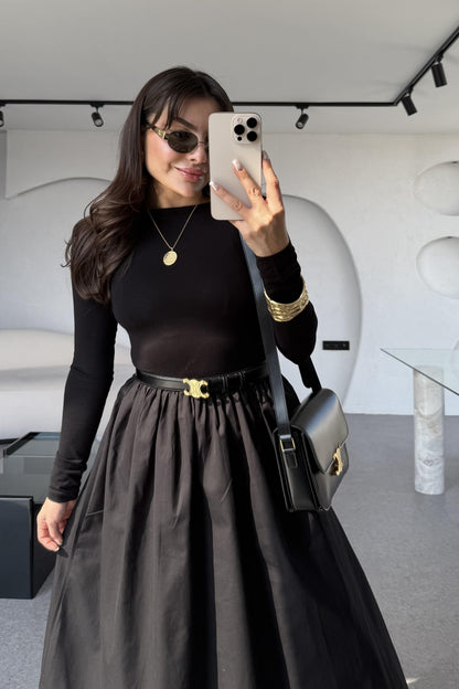 Aurora Maxi Balon Elbise