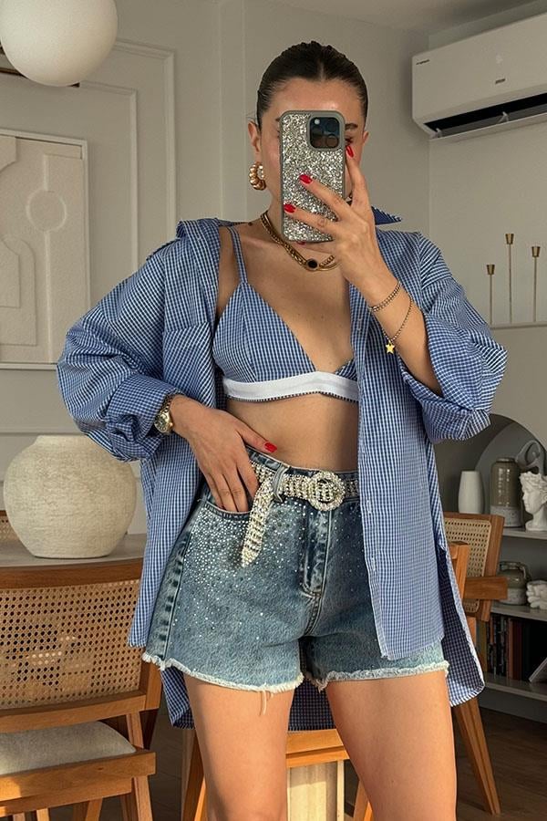 Barnaby Gömlek Crop Takım