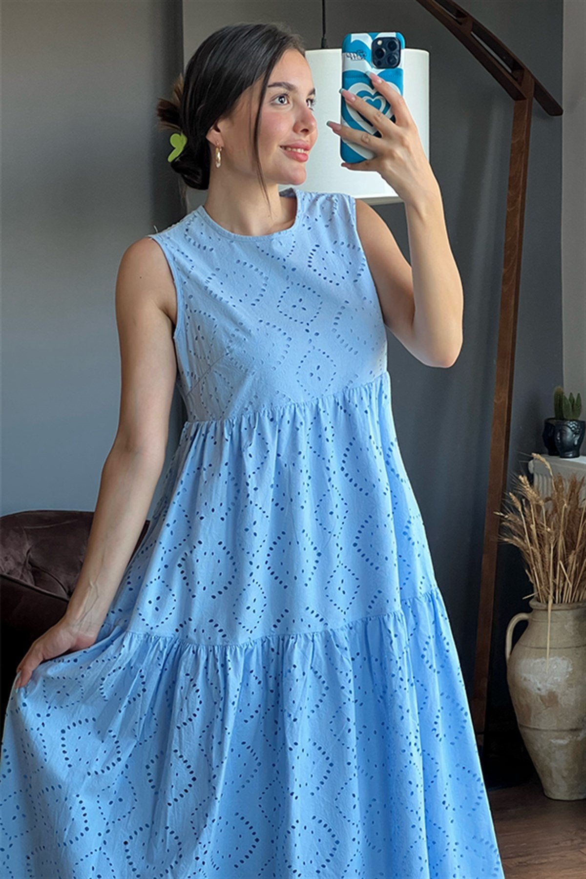 Bebe mavisi fisto elbise