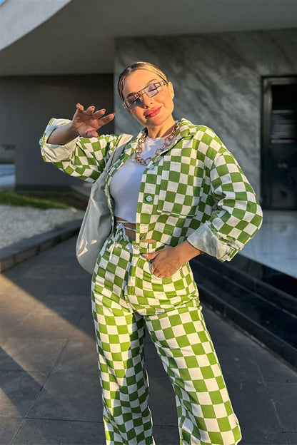 Bella Vita dama desenli kanvas takım