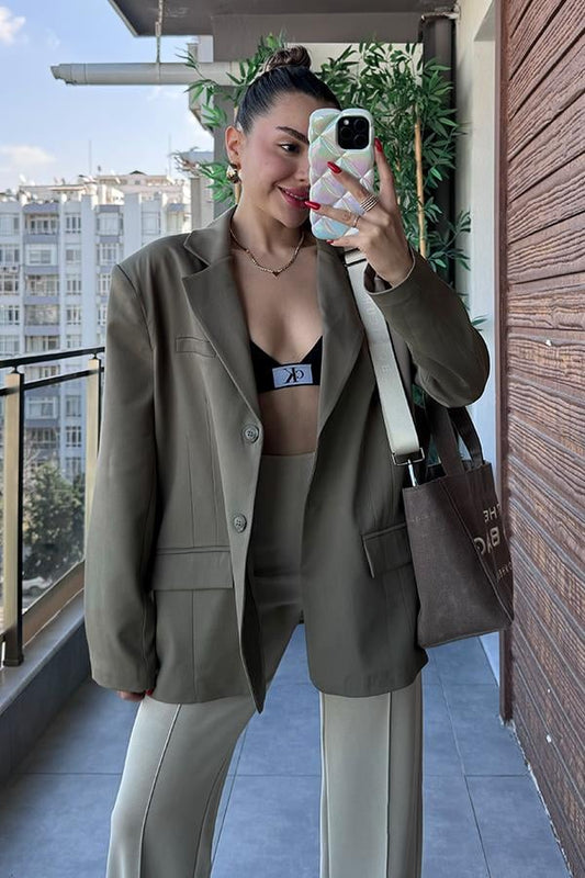 Bengali Poliviskon Ceket - Haki