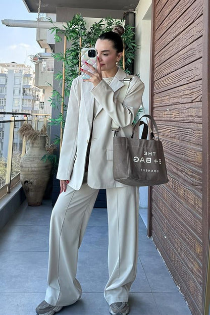 Bengali Poliviskon Ceket - Taş