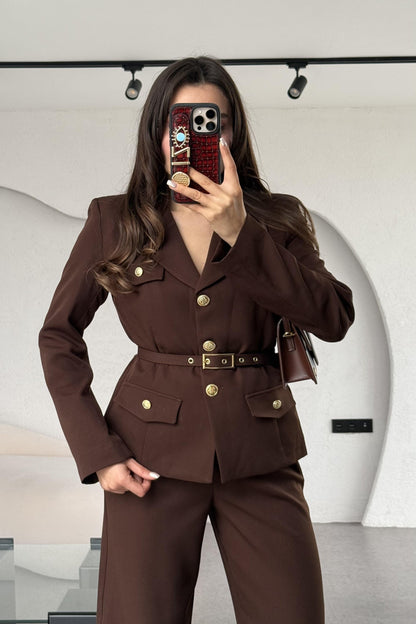 Bolivya Acı Kahve Kemerli Premium Takım