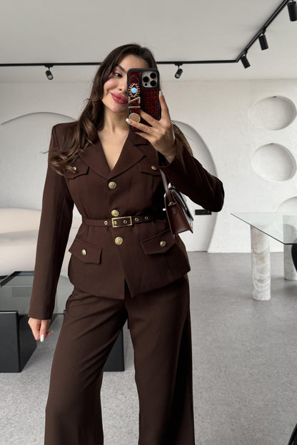 Bolivya Acı Kahve Kemerli Premium Takım