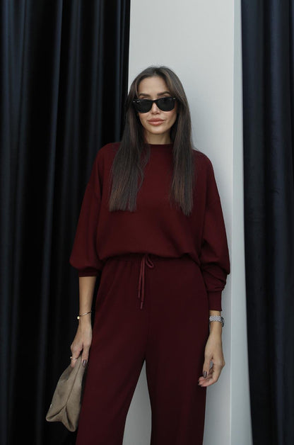 BORDO CLAIRE MODAL EŞOFMAN TAKIM