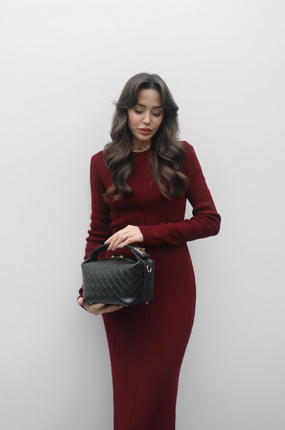 BORDO ROMANO TRIKO ELBISE