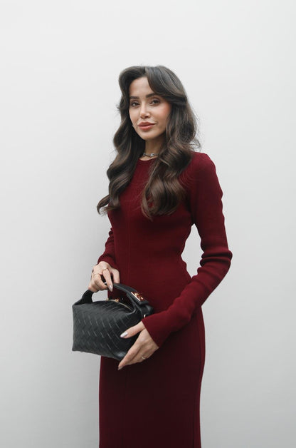 BORDO ROMANO TRIKO ELBISE