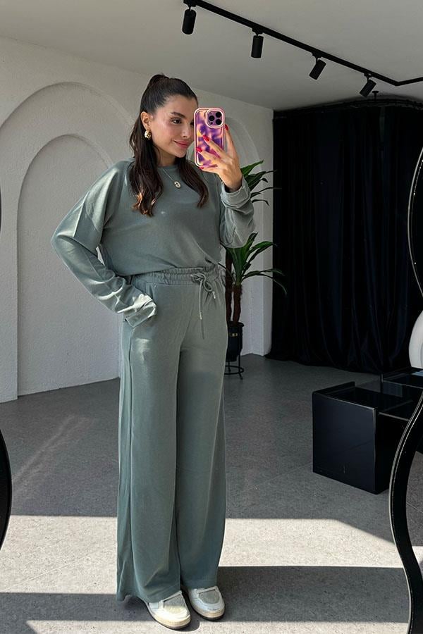 Brandon Haki Modal Kumaş Takım