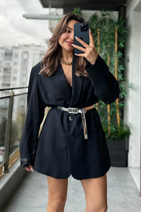 Buch Lacivert Blazer Ceket