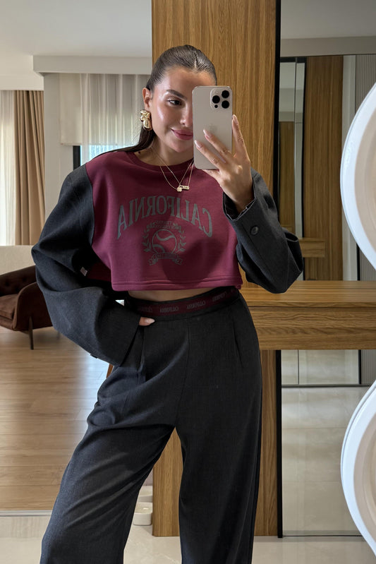 California Antrasit Premium Sweatshirt