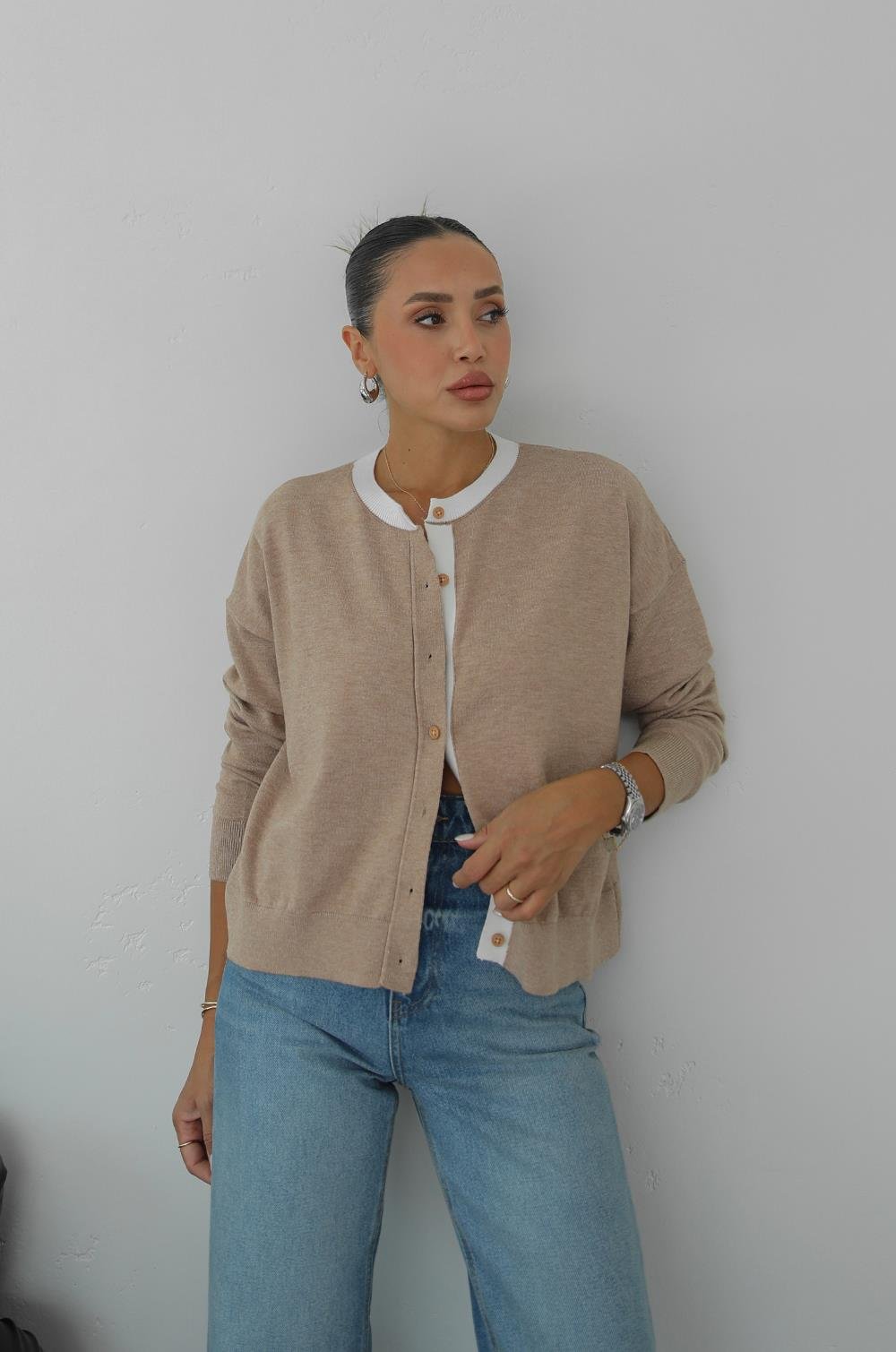 CAMEL YAKASI RENKLI HIRKA