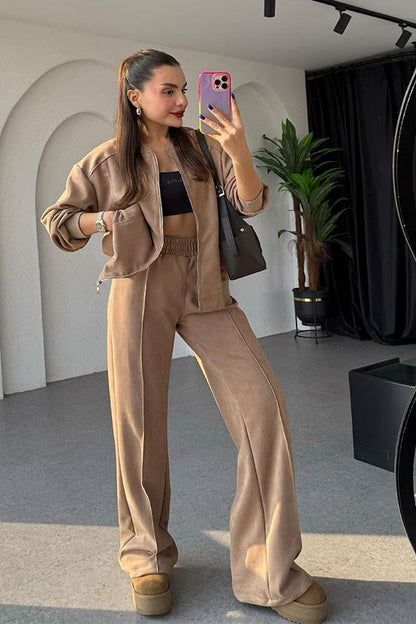 Cassidy Karamel Süet Takım