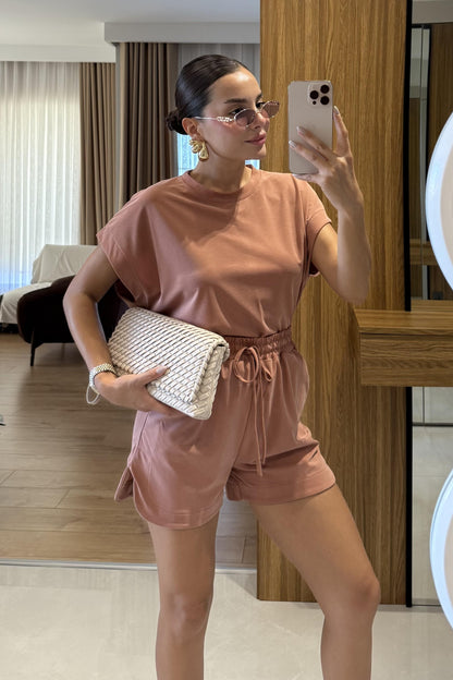 Cedric Kiremit Tshirt Şort Modal Takım