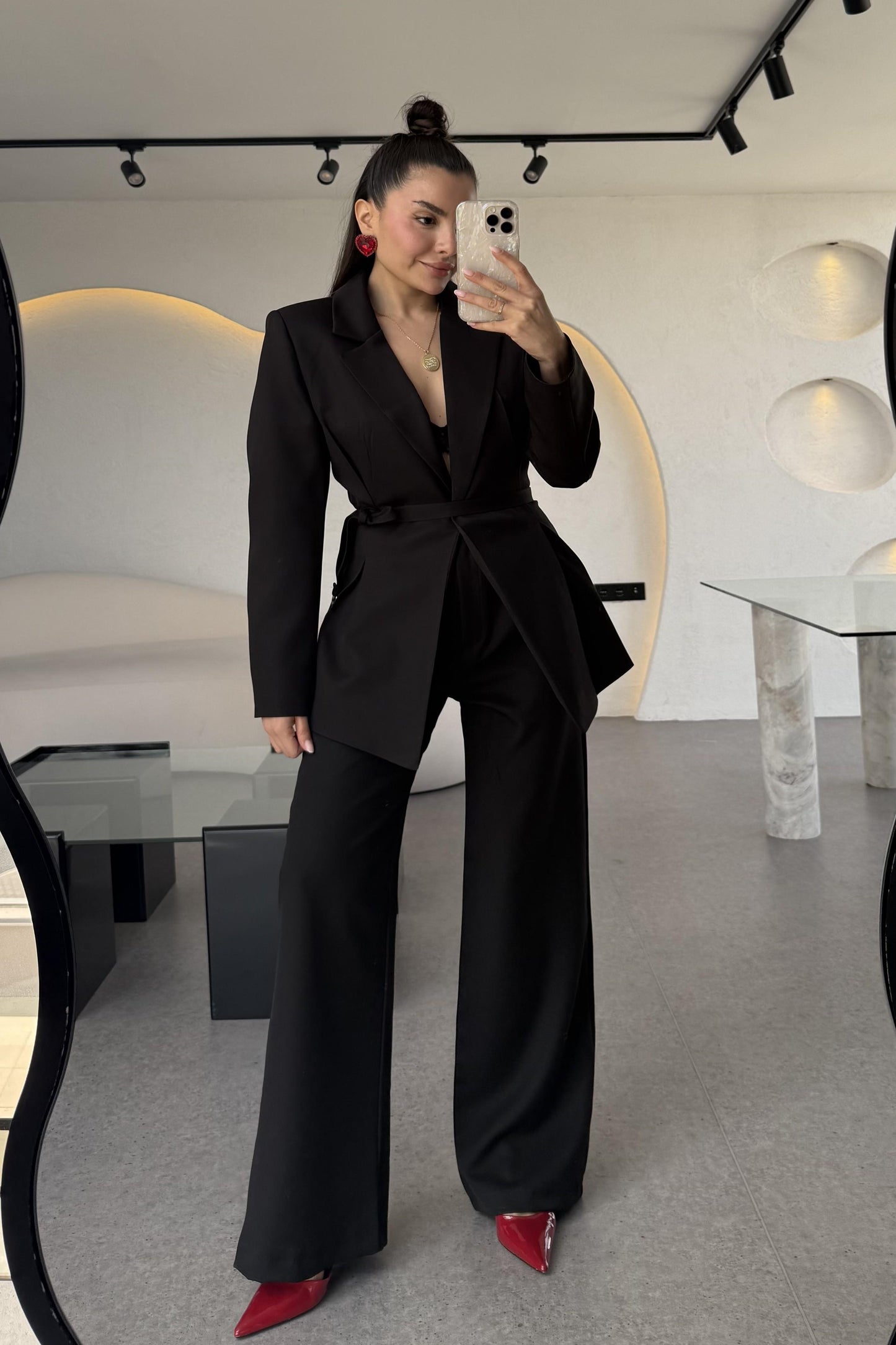 Celebration Siyah Premium Blazer Pantolon Takım