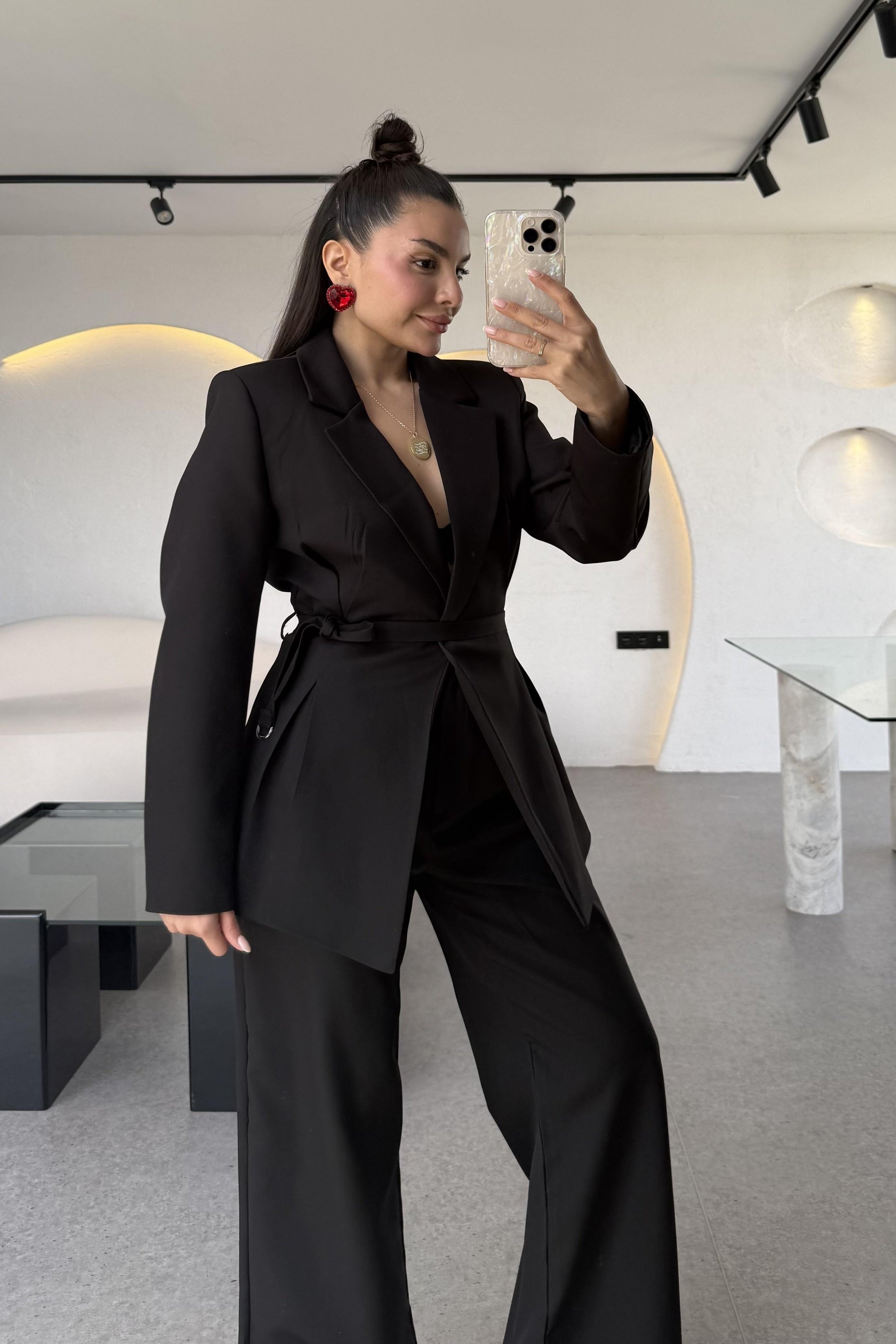 Celebration Siyah Premium Blazer Pantolon Takım