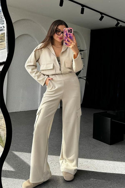 Claren Bej Modal Kargo Takım