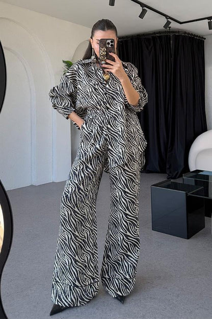 Cucuta Zebra Saten Takım